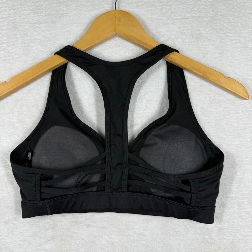 Victoria Sport Womens Black Strappy Racerback Padded Sports Bra Small - Picture 7 of 9